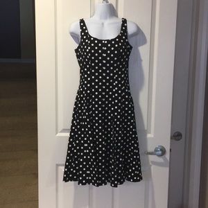 Ralph Lauren Black Polka Dot Dress